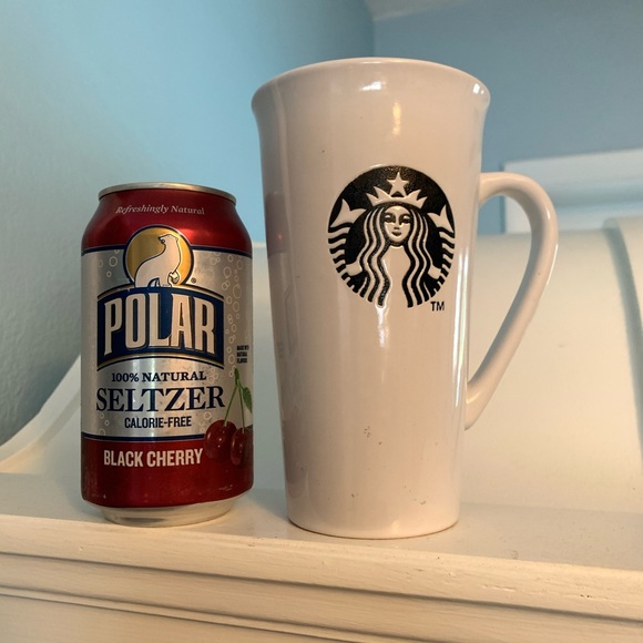 Starbucks Tall Coffee Mug with Black Logo - Picture 5 of 7